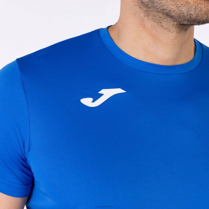 Joma 82P4R17 الأزرق الملكي قميص قصير الأكمام سجل الثاني رجال
