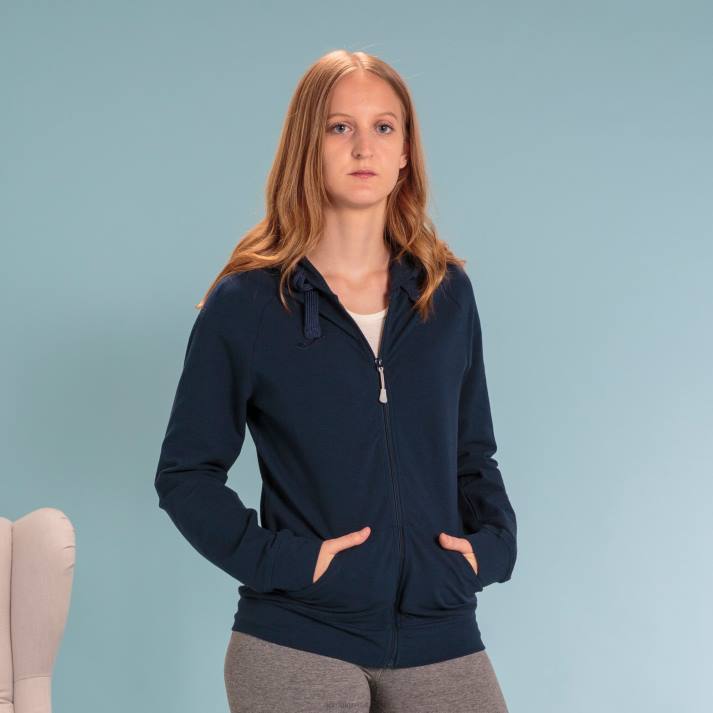 Joma 82P4R1806 الأزرق الداكن سترة مقنعين كورينتو نحيف