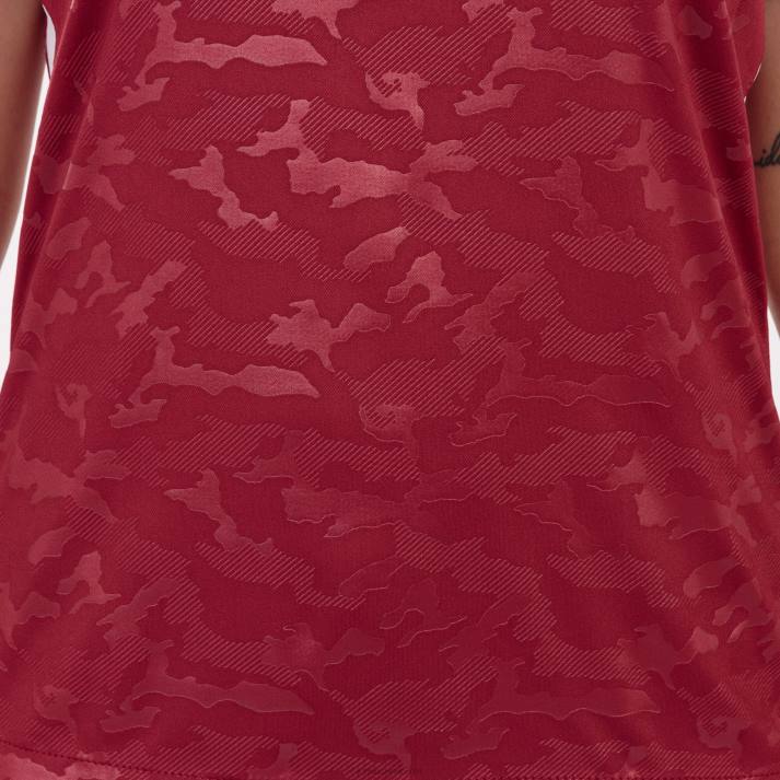 Joma 82P4R1807 بورجوندي أبيض قميص قصير الأكمام toletum الثاني نحيف