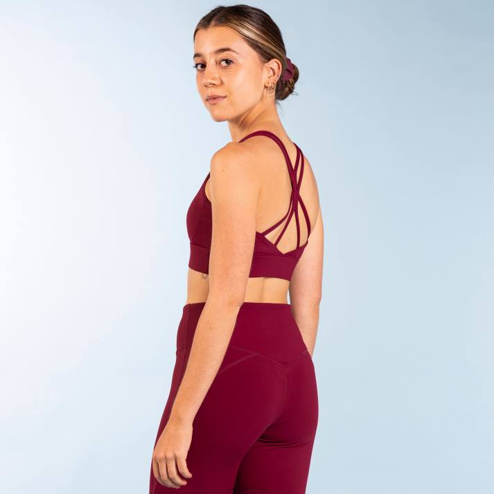 Joma 82P4R1822 بورجوندي الرياضة الصدرية الأساسية نحيف