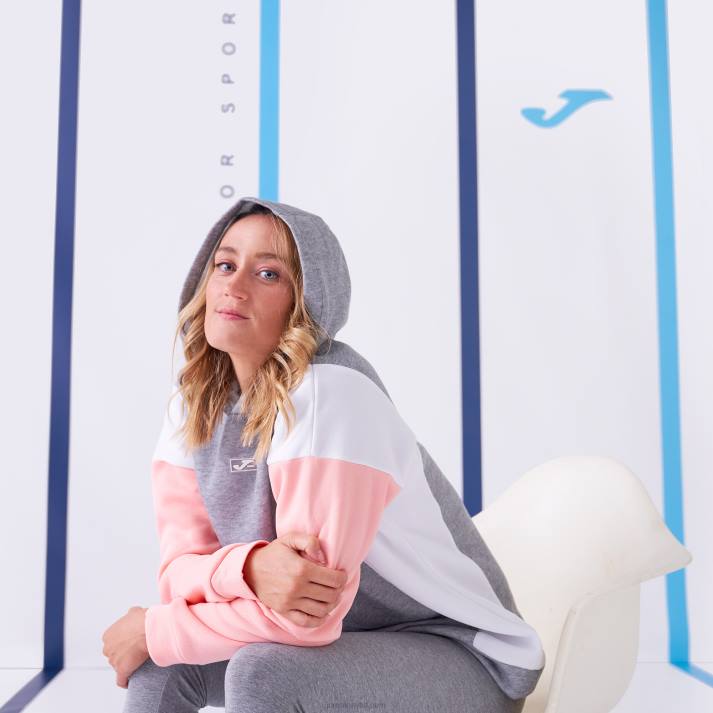 Joma 82P4R1830 مزيج الرمادي لباس ضيق طويل حنا نحيف