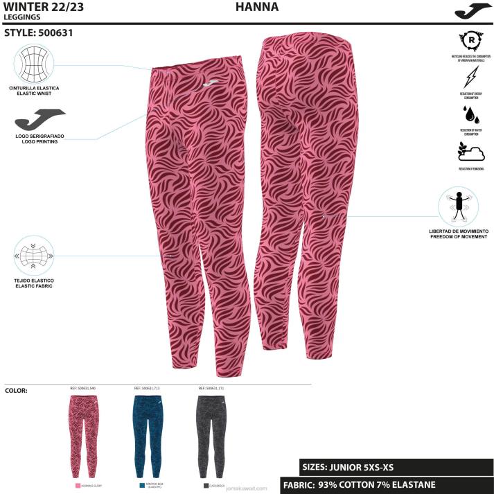 Joma 82P4R1831 أزرق لباس ضيق طويل حنا نحيف