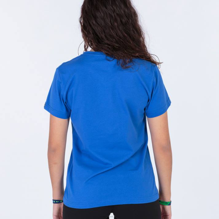 Joma 82P4R1836 الأزرق الملكي قميص قصير الاكمام صحراوي نحيف