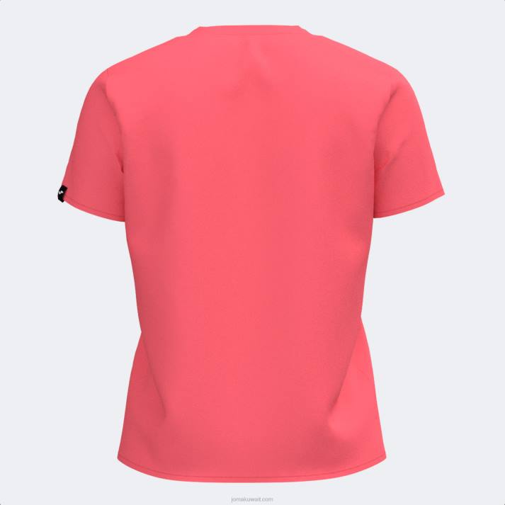 Joma 82P4R1837 لون القرنفل قميص قصير الاكمام صحراوي نحيف