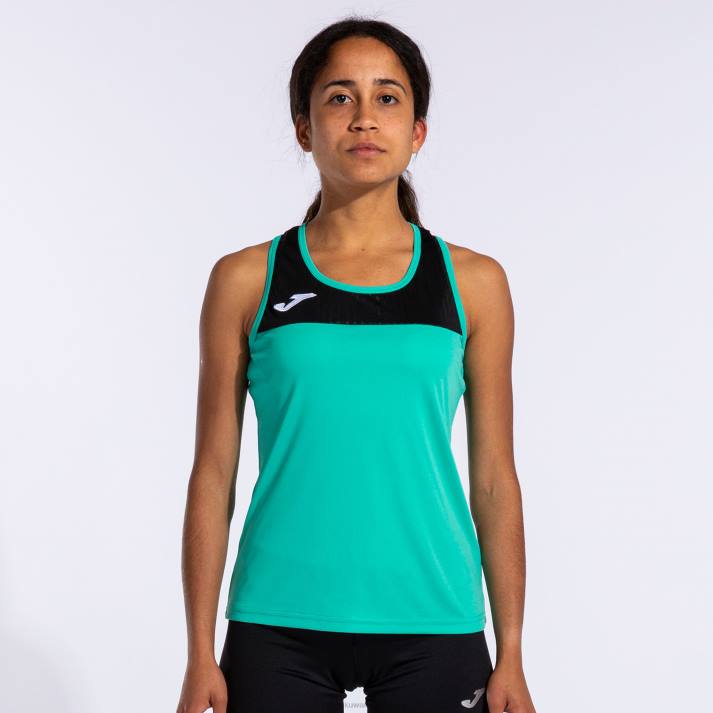 Joma 82P4R1841 أخضر أسود دبابة قمة مونتريال نحيف