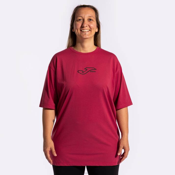 Joma 82P4R1846 لون القرنفل قميص بأكمام قصيرة دافني نحيف