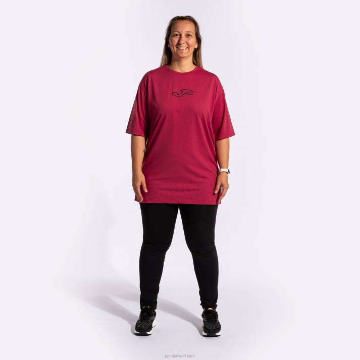 Joma 82P4R1846 لون القرنفل قميص بأكمام قصيرة دافني نحيف