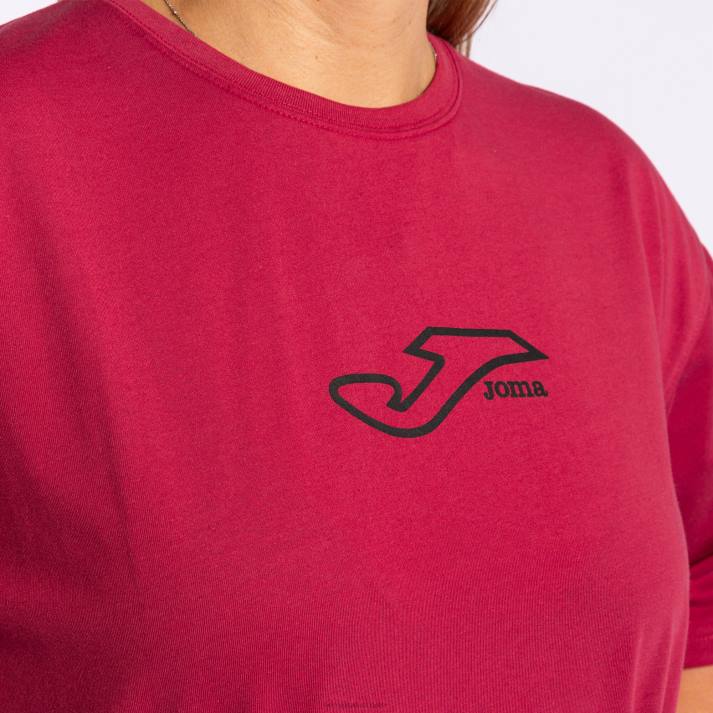 Joma 82P4R1846 لون القرنفل قميص بأكمام قصيرة دافني نحيف