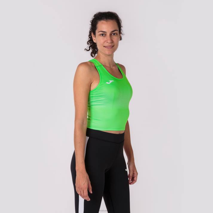 Joma 82P4R1852 الفلورسنت الأخضر الأبيض النخبة أعلى الخزان السابع نحيف