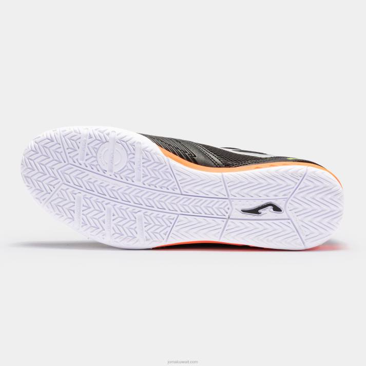 Joma 82P4R185 أسود أحمر أحذية كرة الصالات المراوغة 23 داخلي