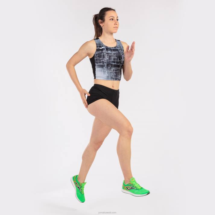 Joma 82P4R1868 أسود النخبة على مستوى الخزان الثامن نحيف