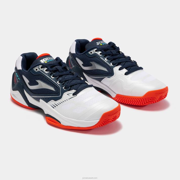 Joma 82P4R186 الأزرق الداكن الأبيض مجموعة أحذية 23 طين رجال