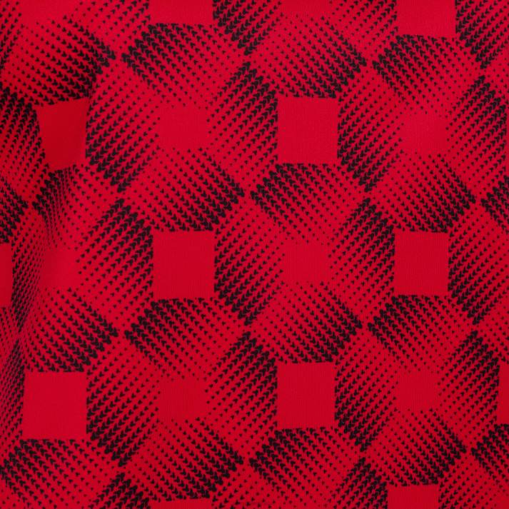 Joma 82P4R1889 أسود أحمر قميص بأكمام قصيرة سوبر نوفا iii نحيف