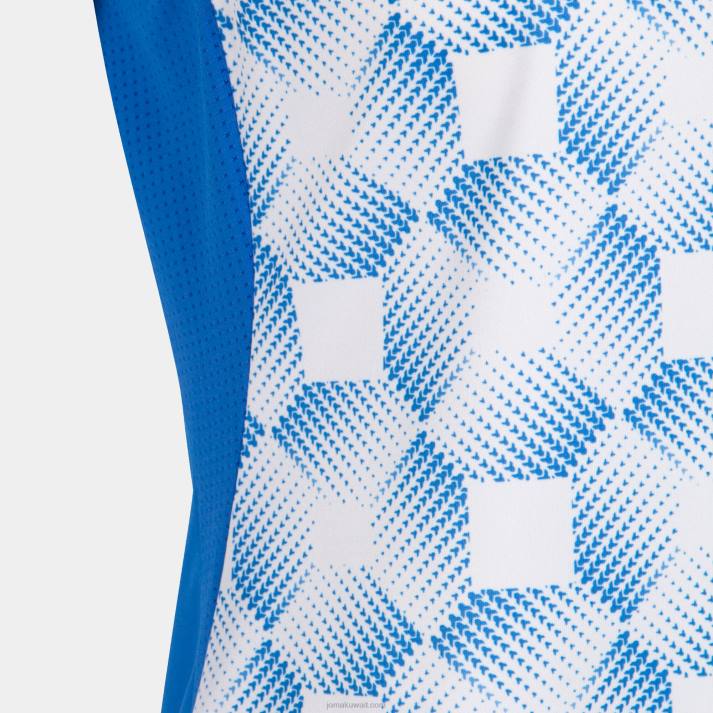 Joma 82P4R1892 أزرق ملكي أبيض بلا أكمام تي شيرت سوبرنوفا الثالث نحيف