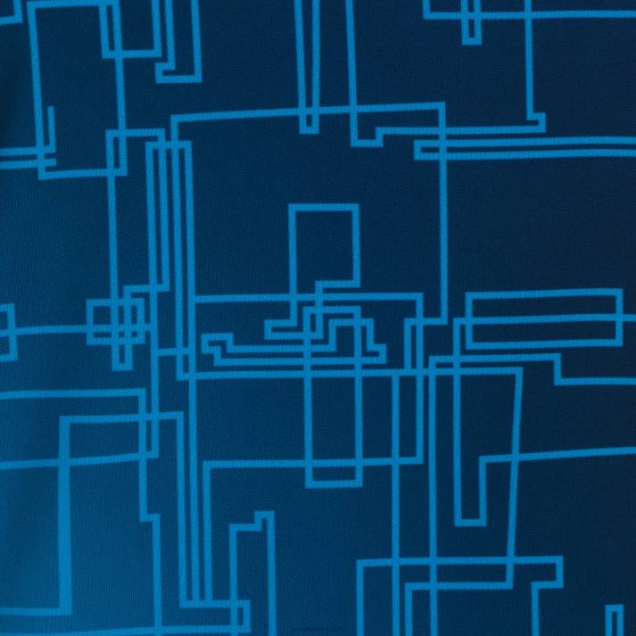 Joma 82P4R1894 الأزرق الملكي قميص قصير الأكمام النخبة الثامن نحيف