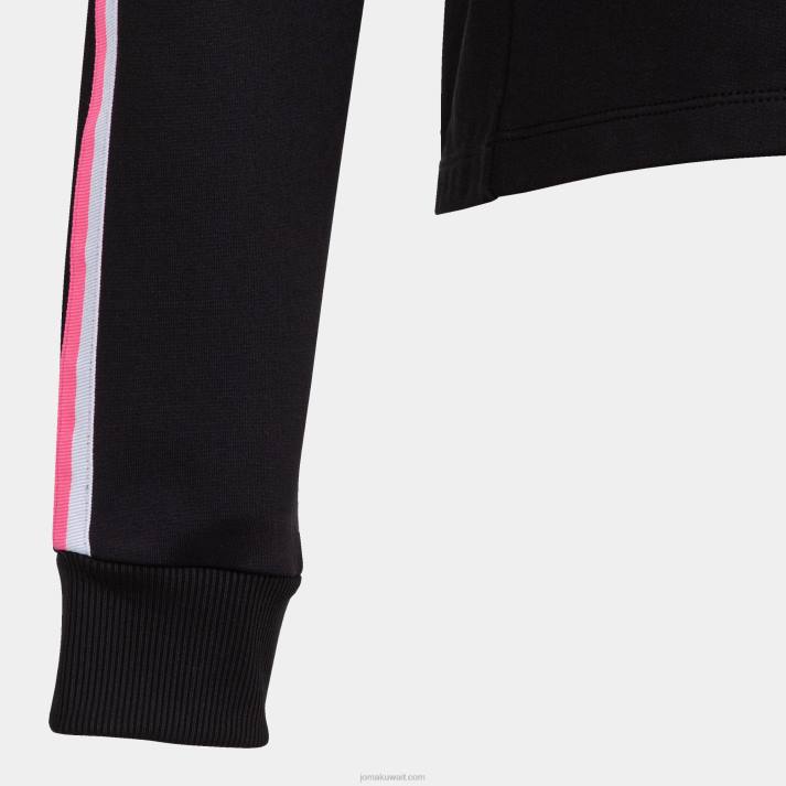 Joma 82P4R1902 أسود كسر سترة نحيف