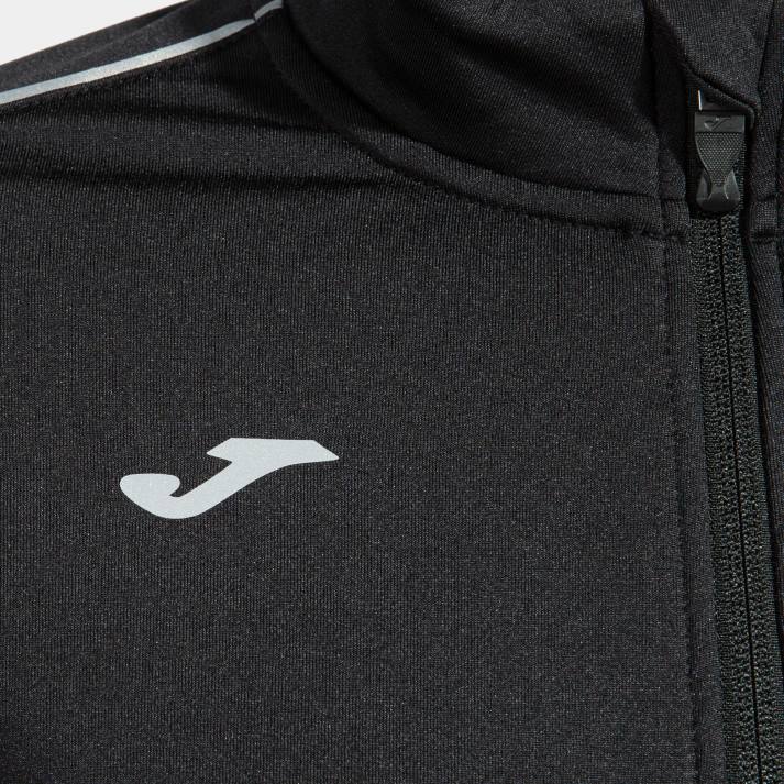 Joma 82P4R1910 أسود سترة r-city نحيف