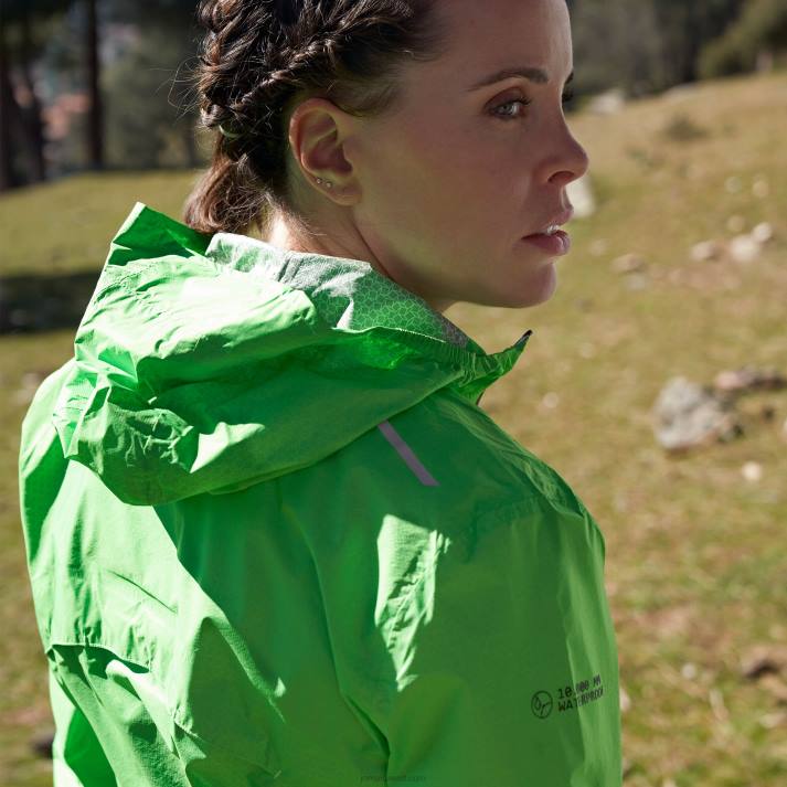 Joma 82P4R1914 نيون الخضراء سترة المطر r- درب الطبيعة نحيف
