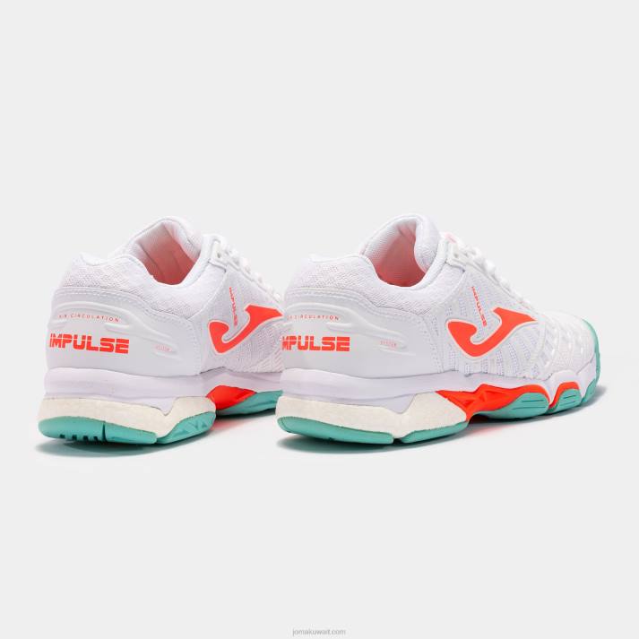 Joma 82P4R1917 أبيض أحذية الكرة الطائرة v.impulse 23 نحيف