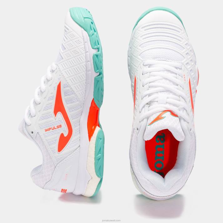 Joma 82P4R1917 أبيض أحذية الكرة الطائرة v.impulse 23 نحيف