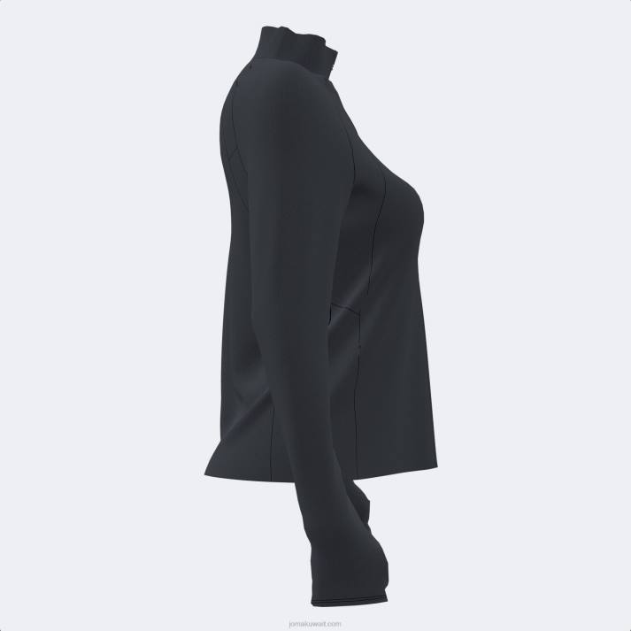 Joma 82P4R1923 أسود سترة دافني نحيف