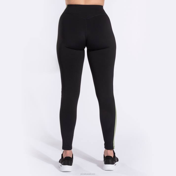 Joma 82P4R1927 الكاكي الأسود لباس ضيق طويل دافني نحيف