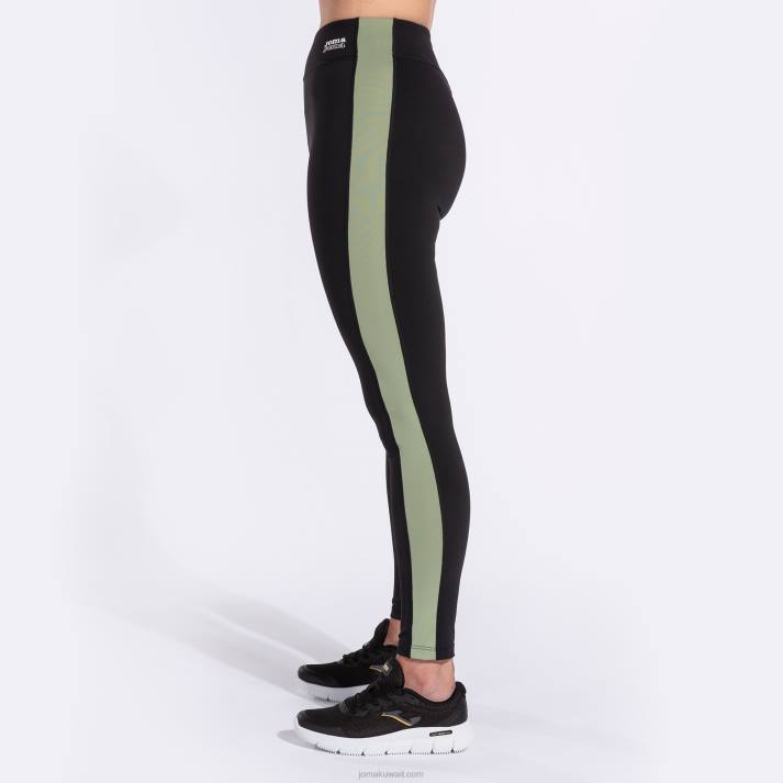 Joma 82P4R1927 الكاكي الأسود لباس ضيق طويل دافني نحيف