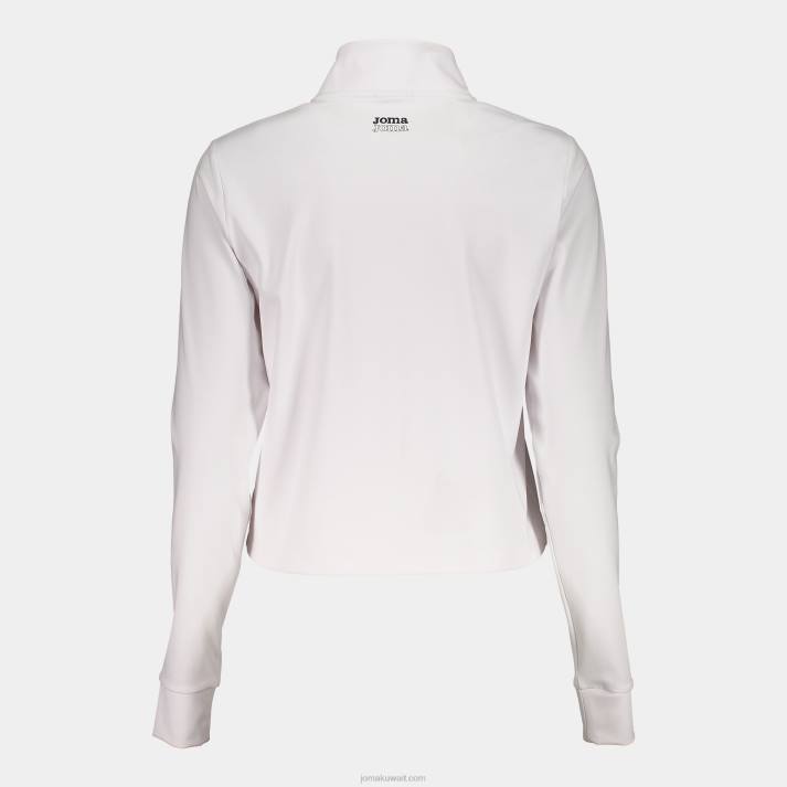 Joma 82P4R1928 أبيض قميص من النوع الثقيل دافني نحيف