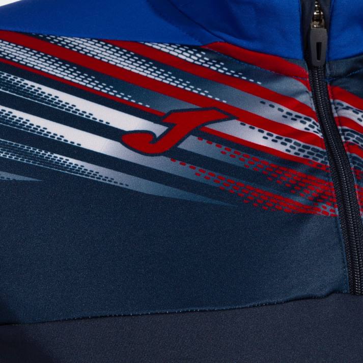 Joma 82P4R1936 الأزرق الداكن الأزرق الملكي قميص من النوع الثقيل النخبة x نحيف