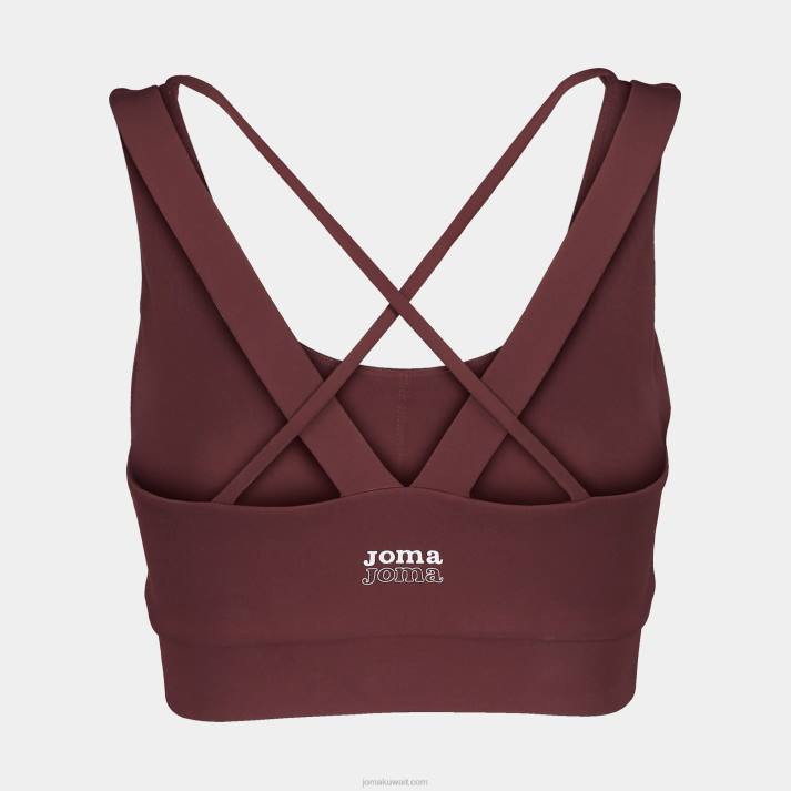 Joma 82P4R1941 بورجوندي دافني حمالة الصدر الرياضية نحيف