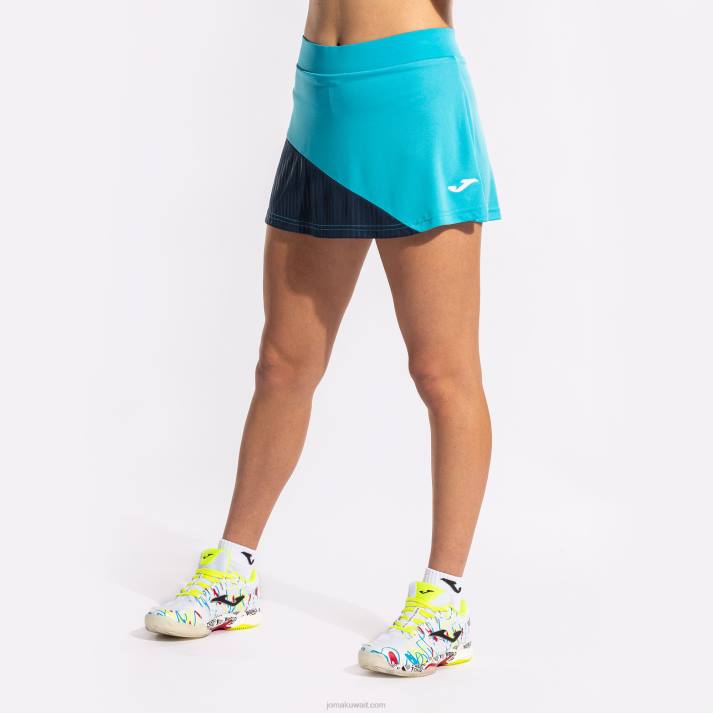 Joma 82P4R1967 الفلورسنت الفيروز الأزرق الداكن تنورة مونتريال نحيف