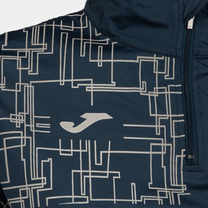 Joma 82P4R1969 الأزرق الداكن قميص من النوع الثقيل النخبة الثامن نحيف