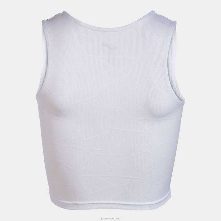 Joma 82P4R1986 أبيض نخبة الدبابات التاسع نحيف