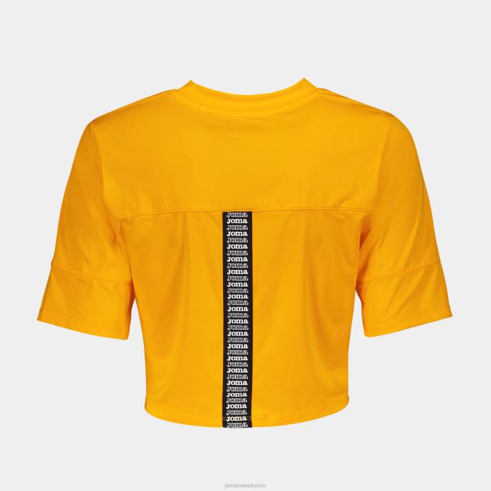 Joma 82P4R1987 البرتقالي قميص بأكمام قصيرة دافني نحيف