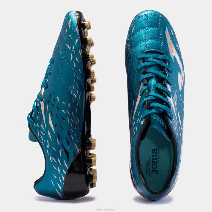 Joma 82P4R198 أزرق حذاء كرة القدم تطور كأس 23 عشب صناعي