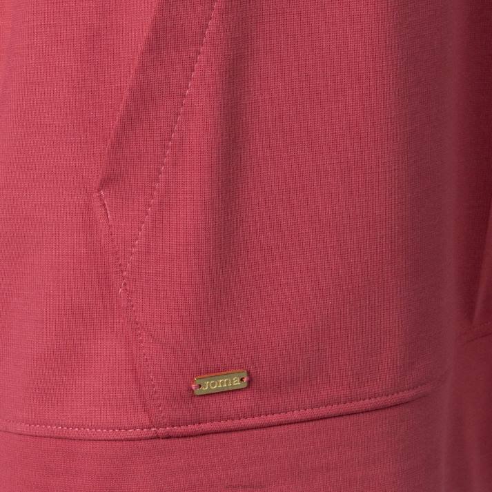 Joma 82P4R1992 أحمر التنفس سترة مقنعين نحيف