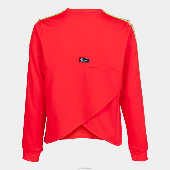 Joma 82P4R2006 نيون المرجان كسر قميص من النوع الثقيل نحيف