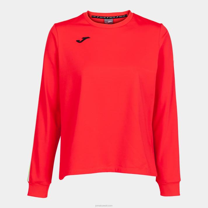 Joma 82P4R2006 نيون المرجان كسر قميص من النوع الثقيل نحيف