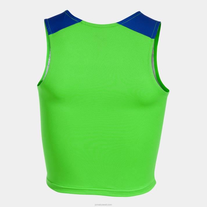 Joma 82P4R2028 الفلورسنت الأخضر والأزرق الملكي النخبة في أعلى الخزان x نحيف