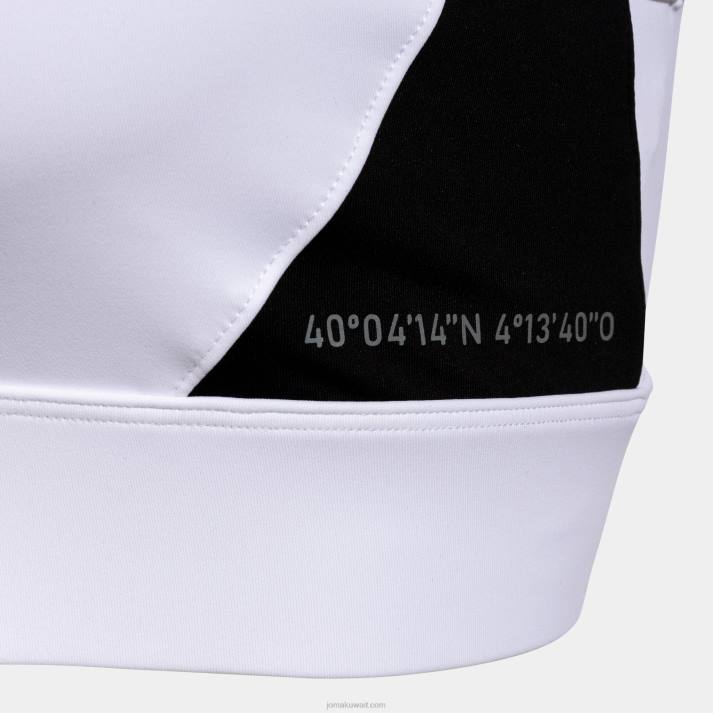 Joma 82P4R2033 أبيض أسود حمالة صدر رياضية r-night نحيف