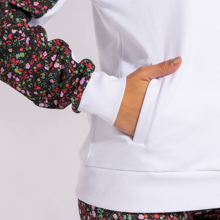 Joma 82P4R2040 أبيض وردي كاكي دافني سترة مقنعين نحيف