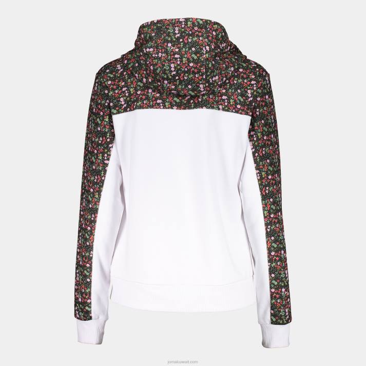 Joma 82P4R2040 أبيض وردي كاكي دافني سترة مقنعين نحيف