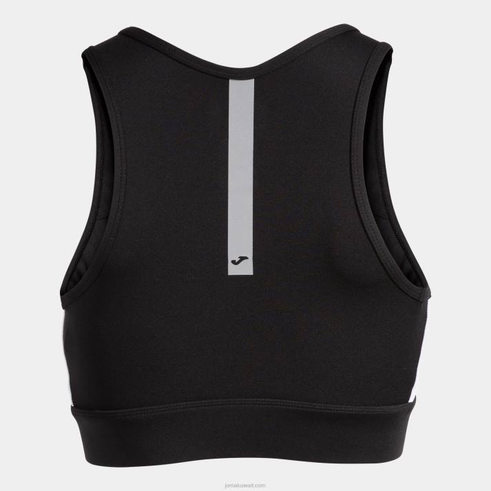 Joma 82P4R2052 أسود أبيض حمالة صدر رياضية r-night نحيف