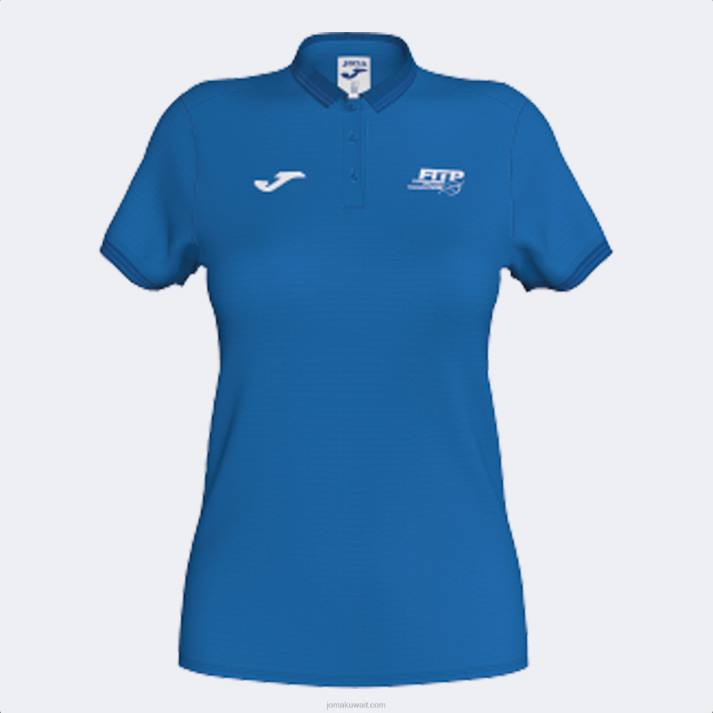 Joma 82P4R2053 الأزرق الملكي قميص بولو قصير الاكمام لاتحاد التنس والباديل الايطالى نحيف