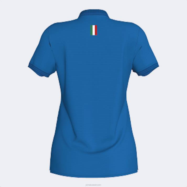 Joma 82P4R2053 الأزرق الملكي قميص بولو قصير الاكمام لاتحاد التنس والباديل الايطالى نحيف