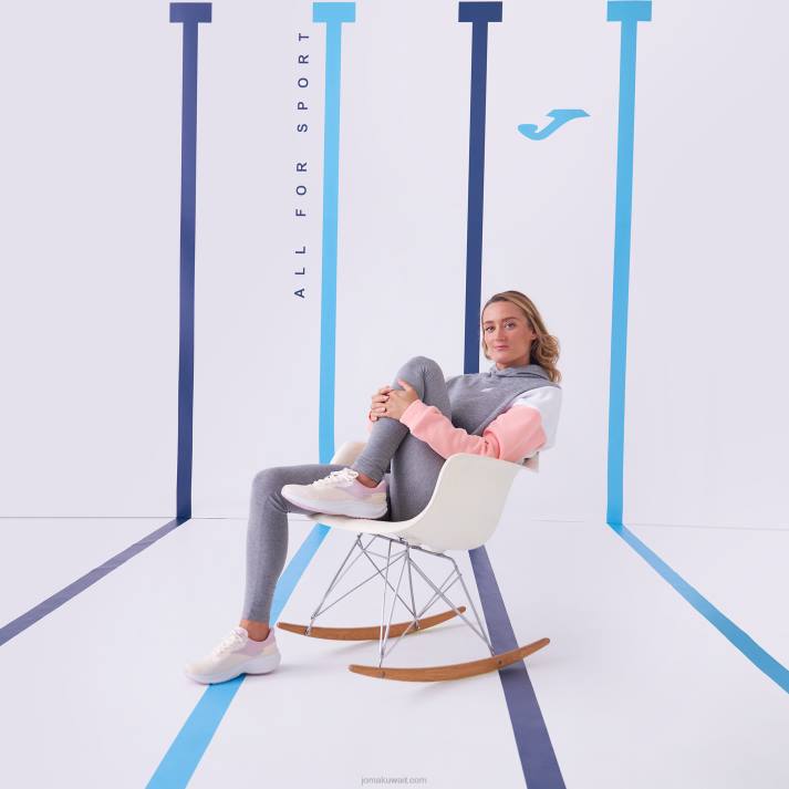 Joma 82P4R2070 مزيج الرمادي لباس ضيق طويل نحيف