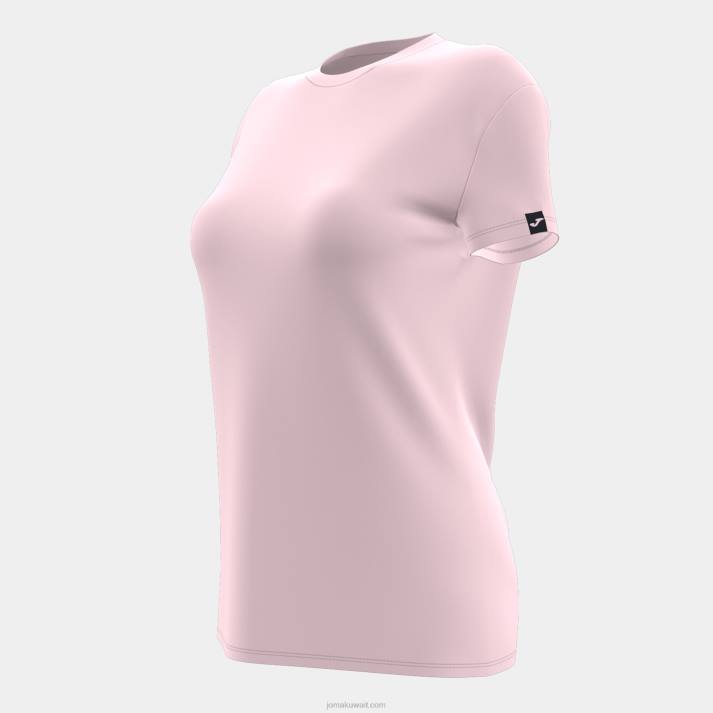 Joma 82P4R2073 لون القرنفل قميص قصير الاكمام صحراوي نحيف