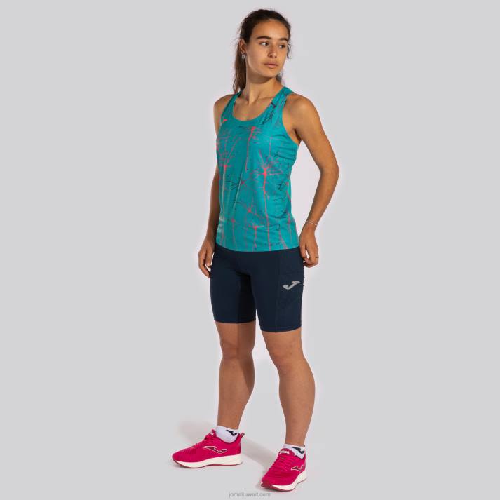 Joma 82P4R2077 الفيروز دبابة النخبة التاسع نحيف