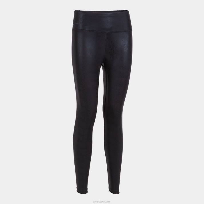 Joma 82P4R2105 أسود لباس ضيق طويل الشارع الحضري نحيف