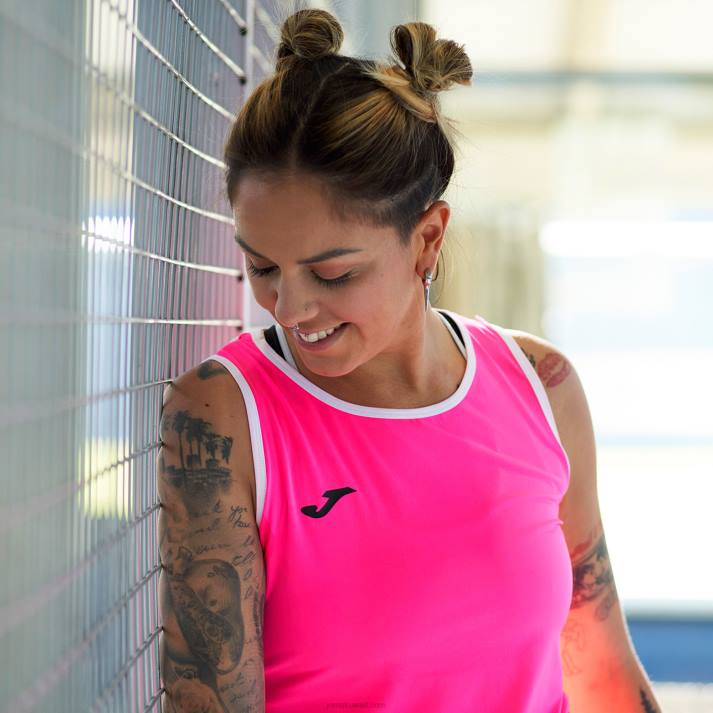 Joma 82P4R2106 الفلورسنت الوردي كسر أعلى الخزان نحيف